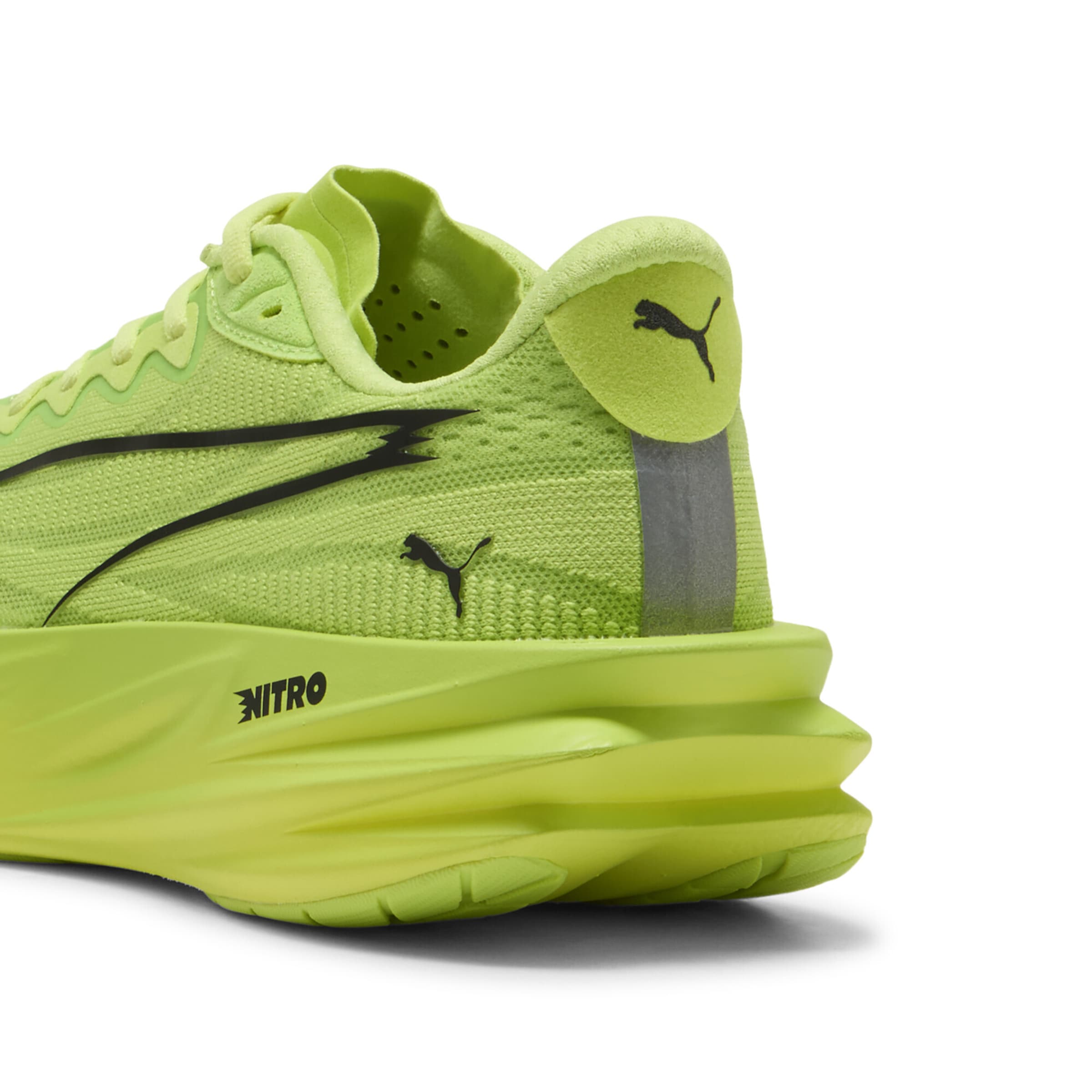 zaļš PUMA Skriešanas apavi 'Deviate Pure NITRO™'