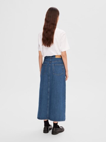 SELECTED FEMME Skirt 'ESTHER' in Blue