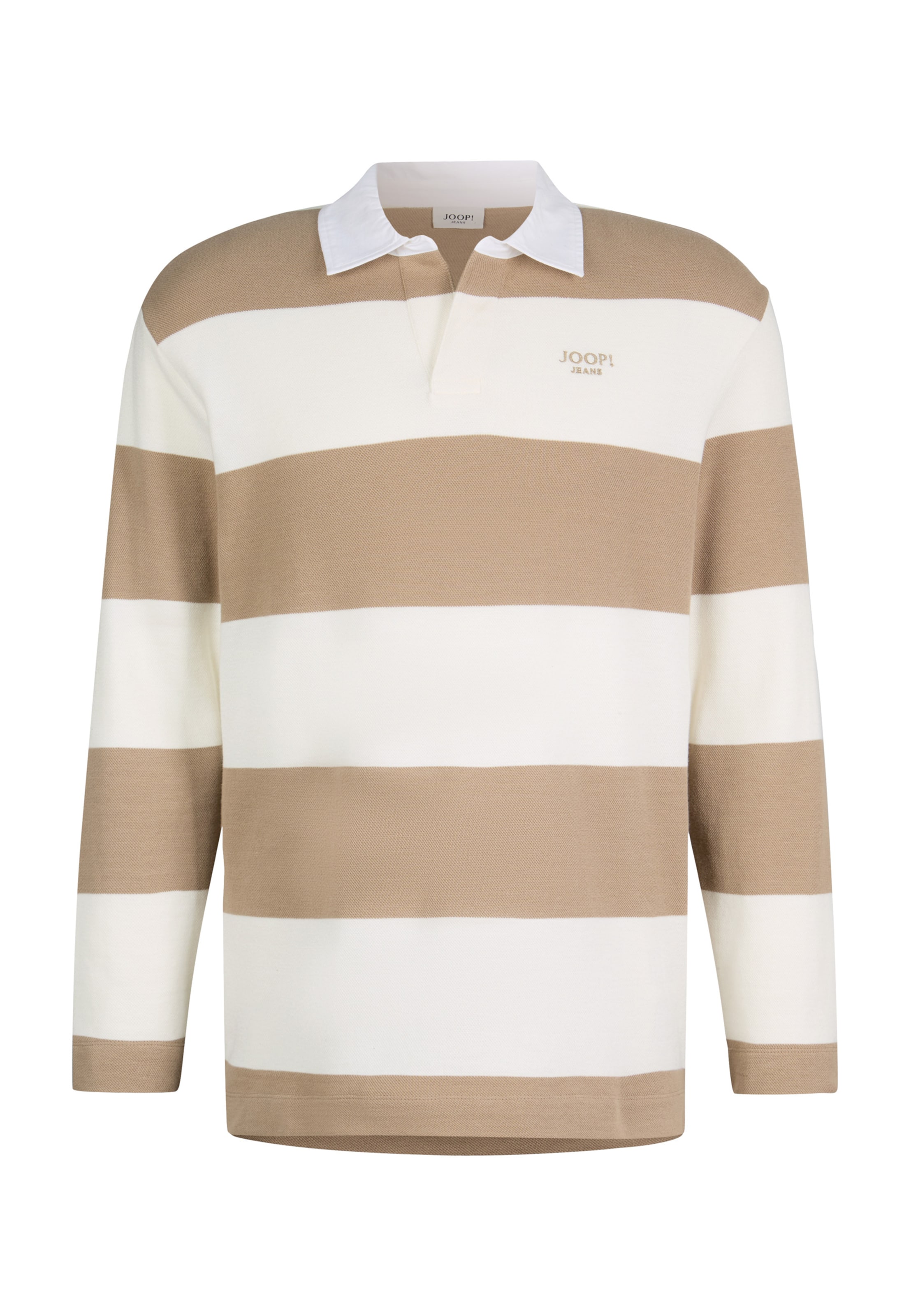JOOP! Jeans Shirt in S in de kleur Beige / Bruin, Productweergave