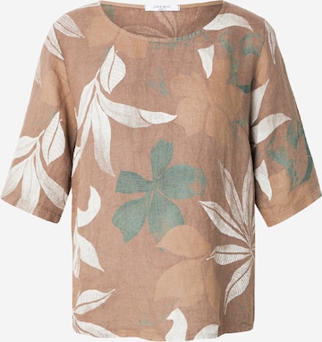 ZABAIONE - Blusa 'Pi44naa' en marrón: frente