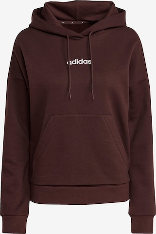 ADIDAS SPORTSWEAR Športová mikina - Hnedá: predná strana