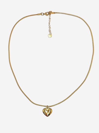 Lakris Jewelry Kæde 'BOLD HEART' i 45 - 50 cm i guld, Produktvisning