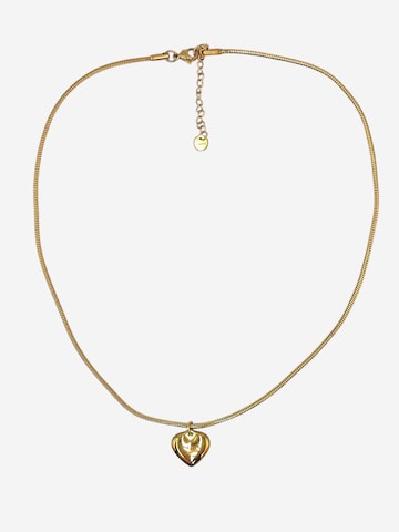 Lakris Jewelry Kæde 'BOLD HEART' i guld: forside