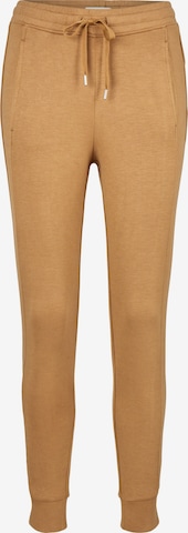 Effilé Pantalon TOM TAILOR en beige : devant