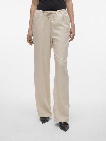 VERO MODA Loose fit Trousers 'DINNA' in Beige: front