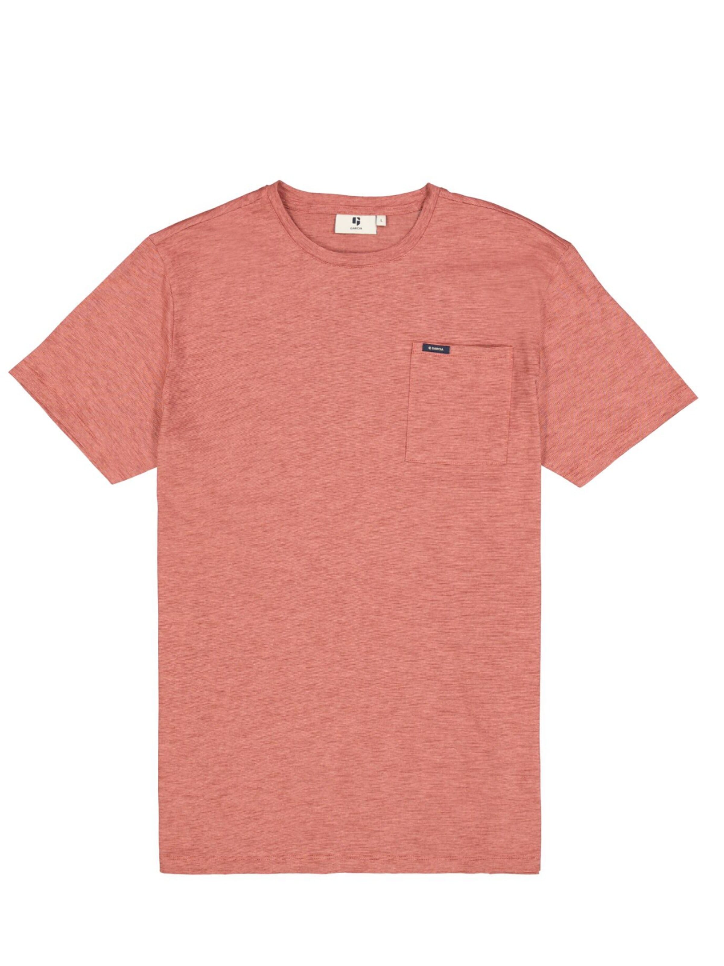 GARCIA Shirt 'Garcia - Heren t-shirt' in XL in de kleur Rood, Productweergave