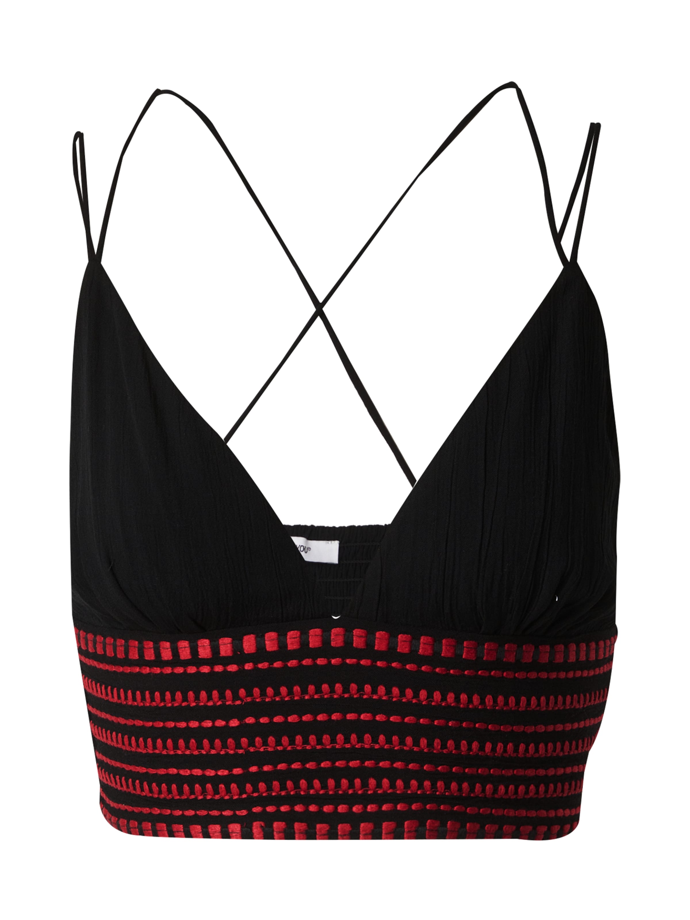 ABOUT YOU Top 'Asta' in Schwarz: Vorderseite