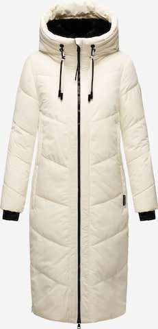 MARIKOO Winter Coat 'Nadaree XVI' in White: front