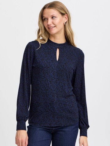 Fransa Shirt 'Cerica' in Blauw: voorkant
