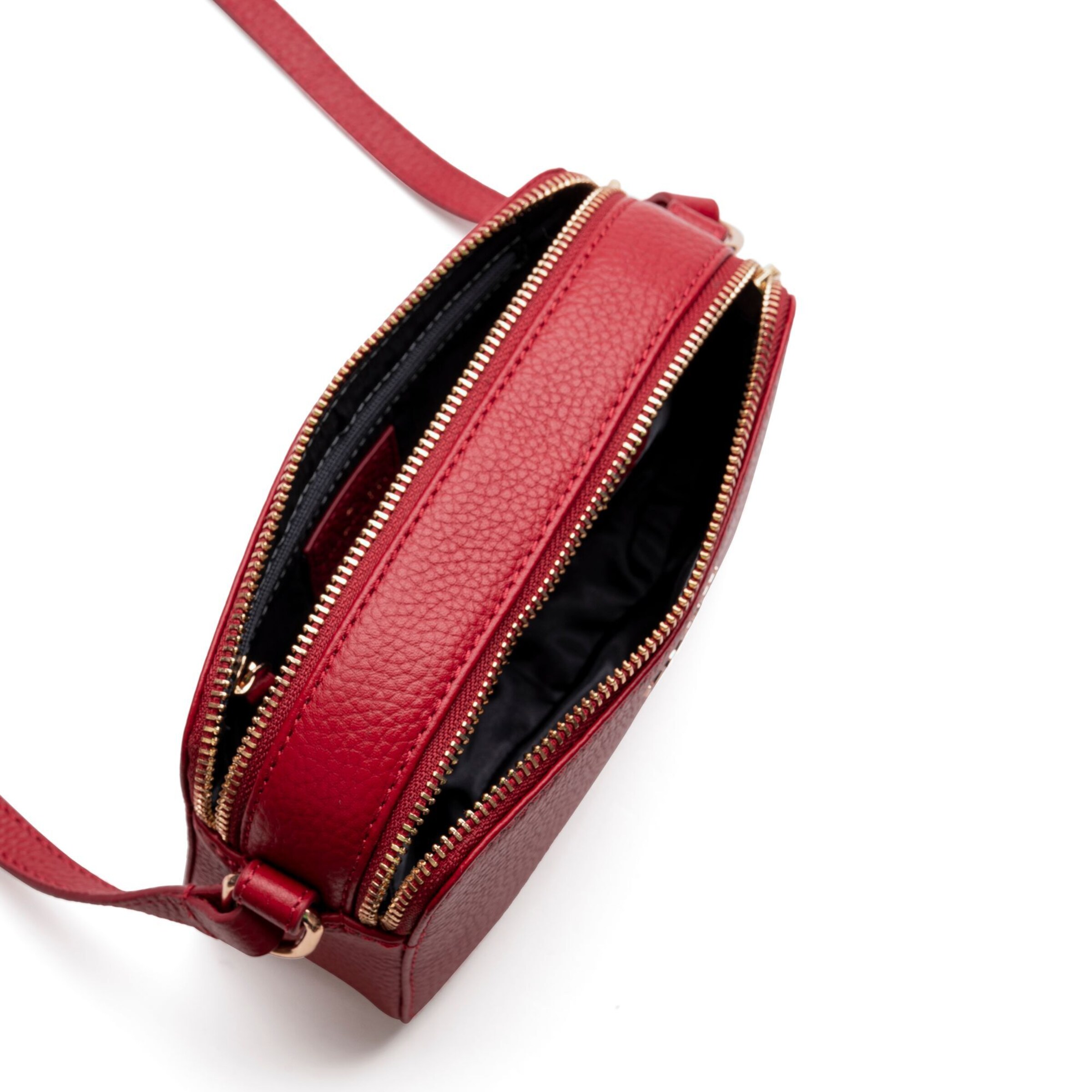 Borsa a tracolla 'Bologna' di Lazarotti in rosso