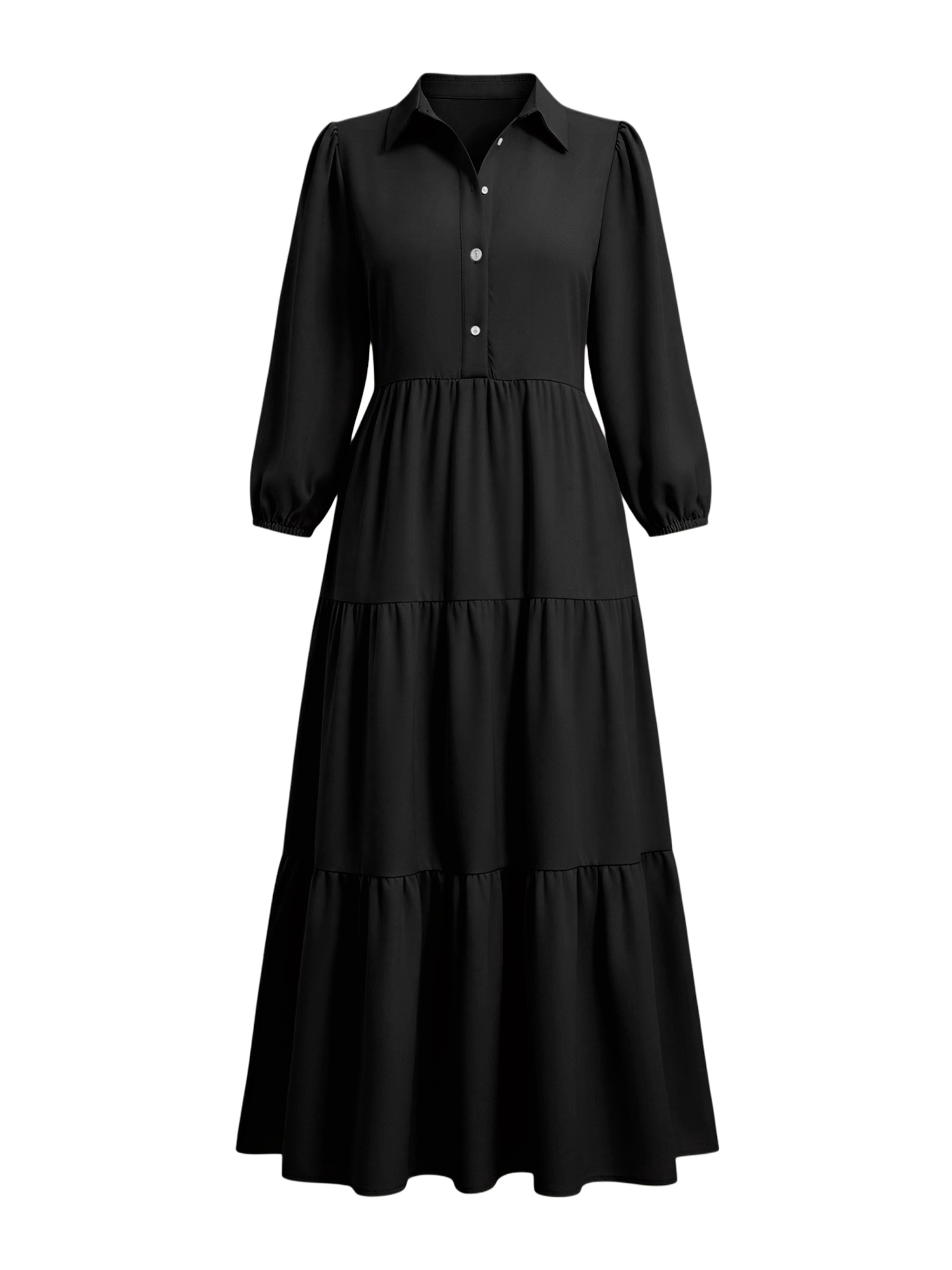 juoda Imily Bela Palaidinės tipo suknelė: priekis