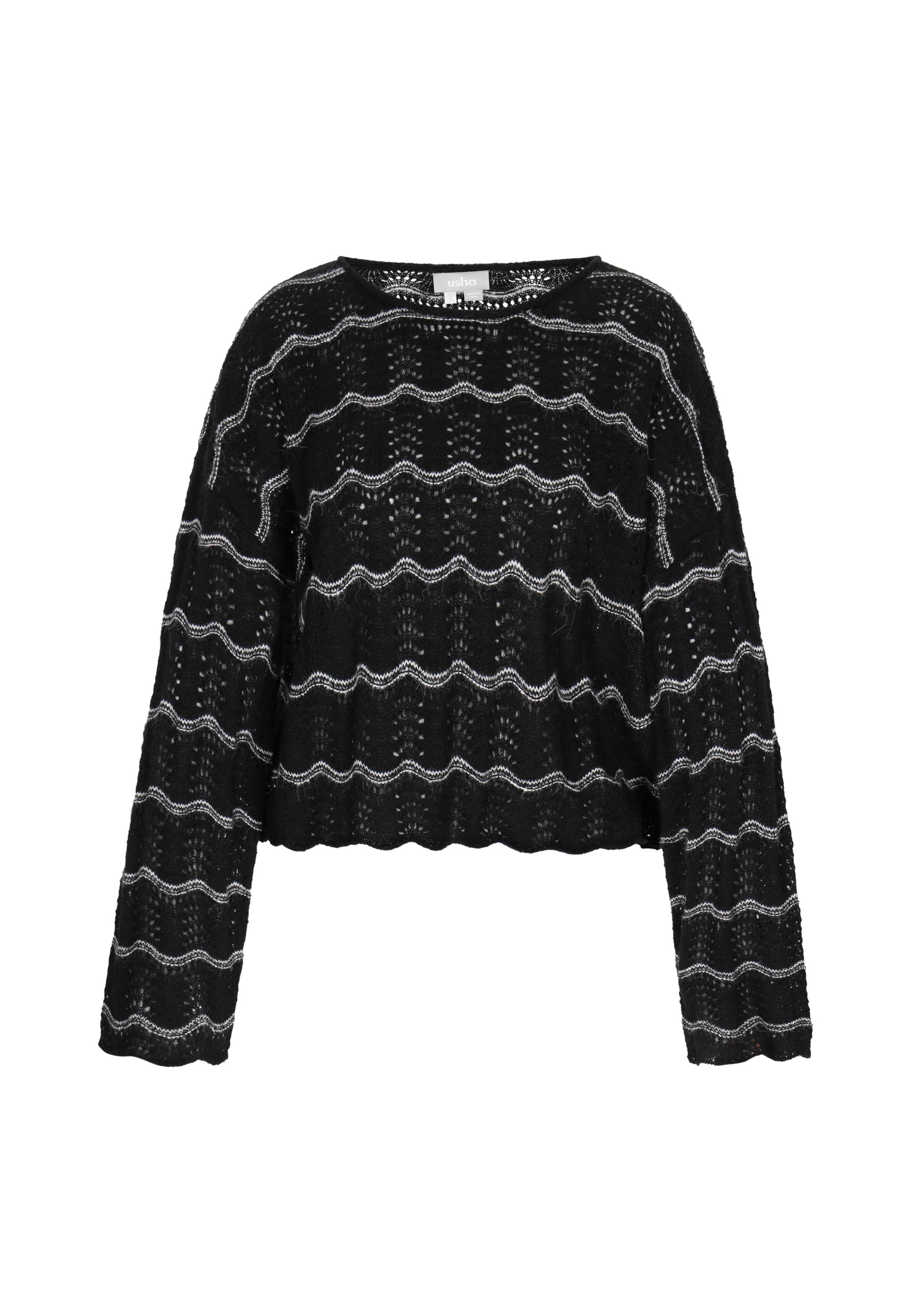 Usha Pullover in Schwarz: Vorderseite