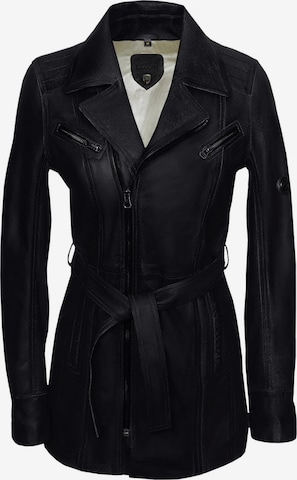 Manteau mi-saison 'Elin' Agamaa en noir : devant