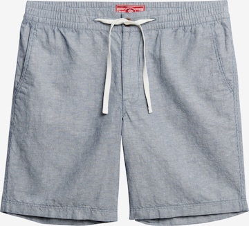 Pantalon chino 'The Merchant Store' Superdry en bleu : devant