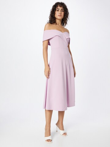 Robe de cocktail Coast en violet : devant