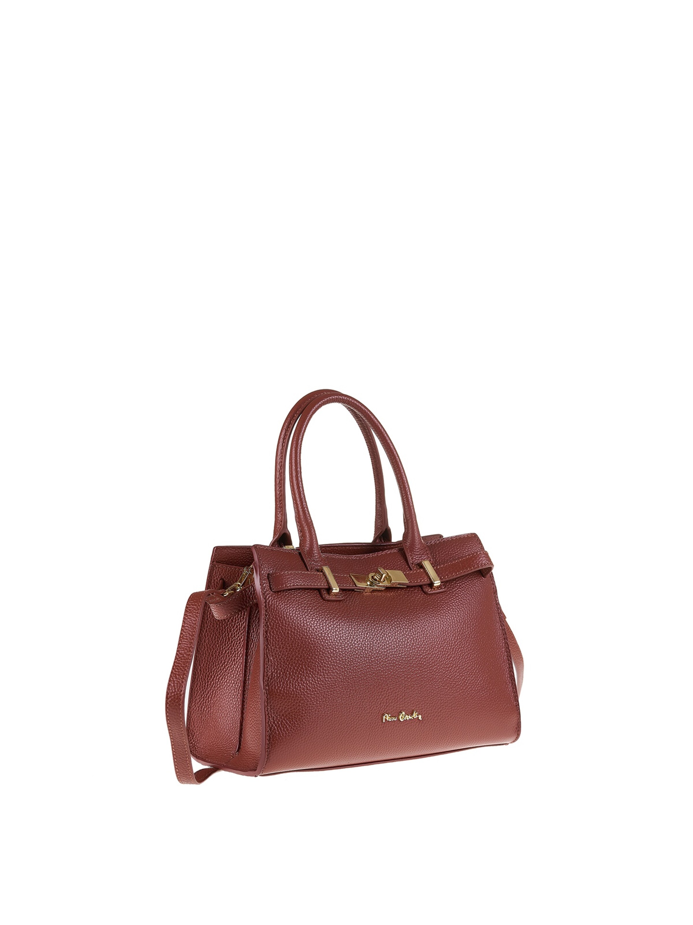 Borsa a spalla PIERRE CARDIN di colore marrone / oro, Visualizzazione prodotti