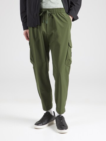 BOSS Конический (Tapered) Брюки-карго 'Urbanex' в Зеленый: спереди