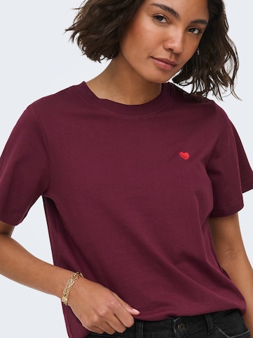 JDY Shirt 'JDYPISA' in Rood