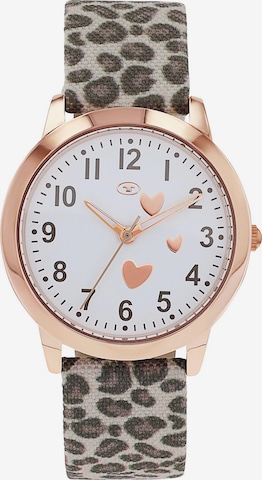 TOM TAILOR Uhr in Gold: Vorderseite