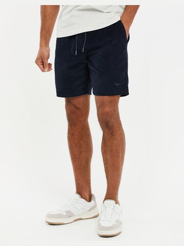 Threadbare Regular Shorts 'Palio' in Blau: Vorderseite