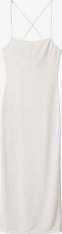 MANGO Knitted dress 'Rejina' in White: front