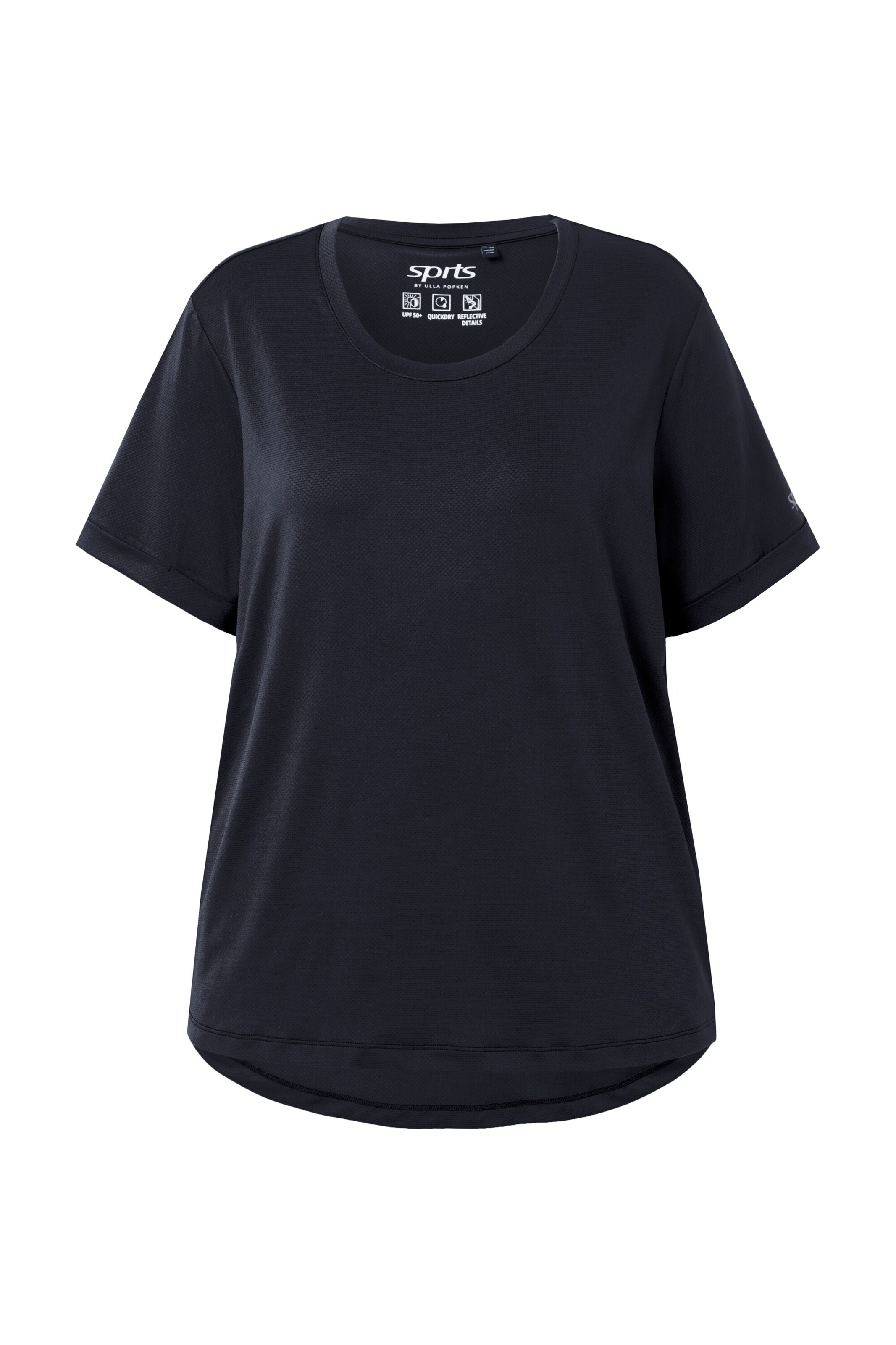 Ulla Popken Shirt in Black: front