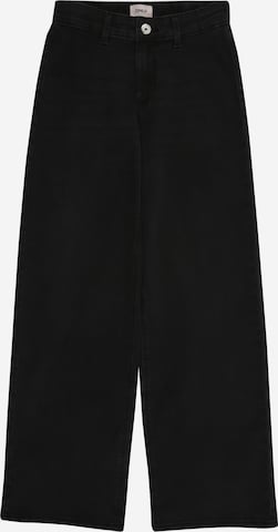 juoda ONLY GIRLS Plačios klešnės Džinsai 'KOGSYLVIE': priekis