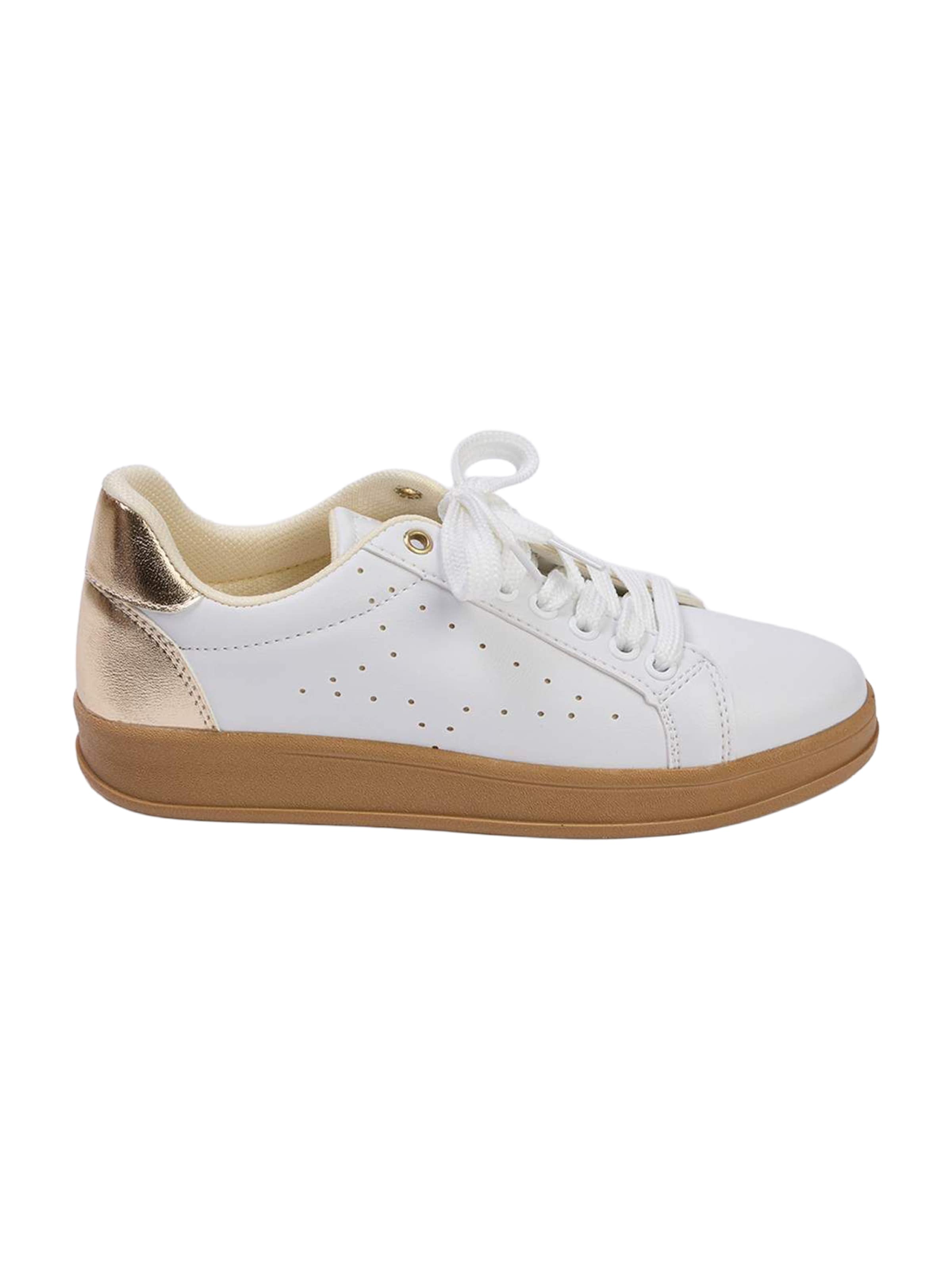 Sneaker bassa di Trendyol in bianco: frontale