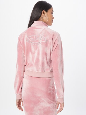 Von Dutch Originals Prehodna jakna 'Nana' | roza barva