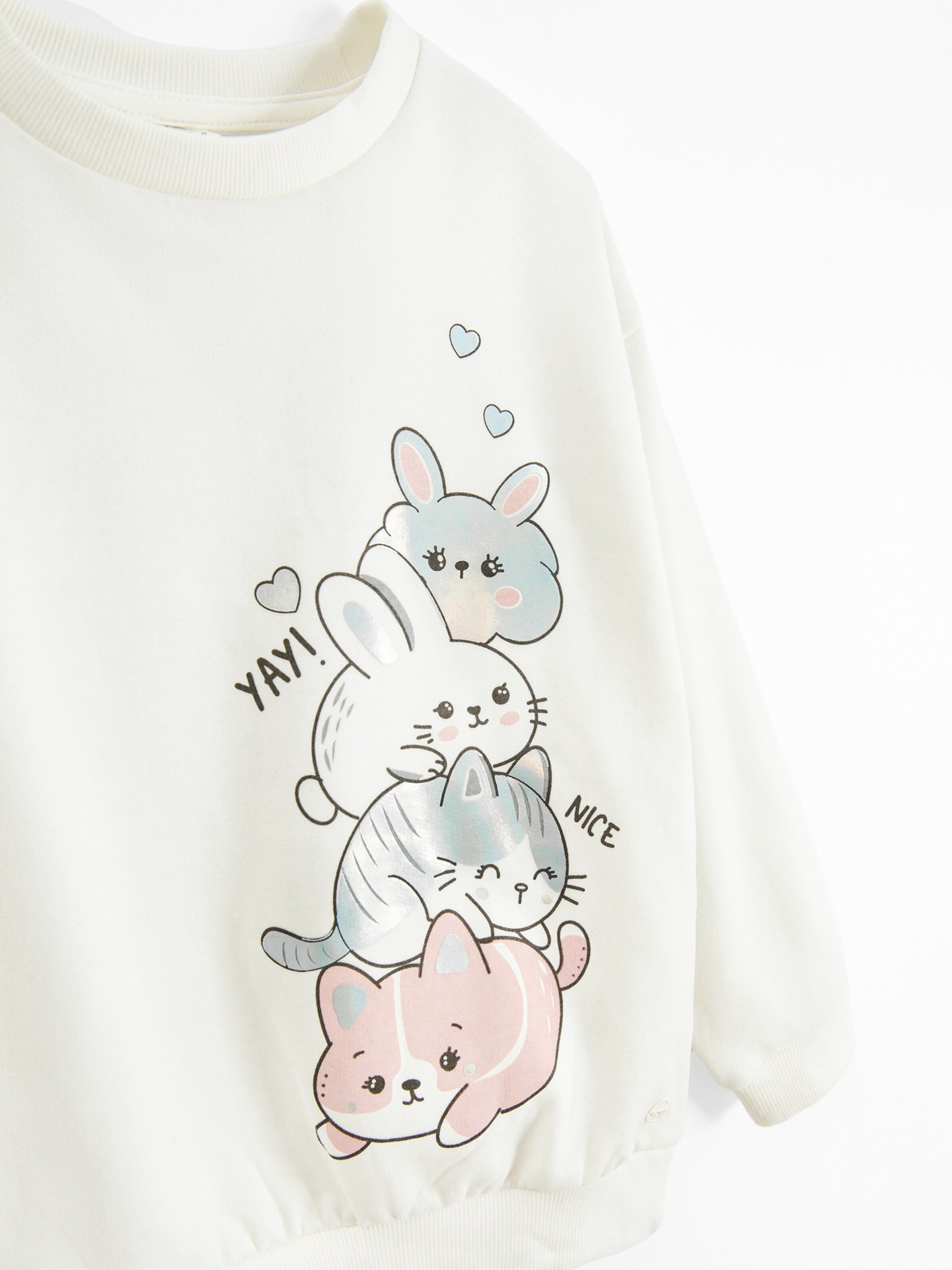 Cool Club Collegepaita värissä valkoinen