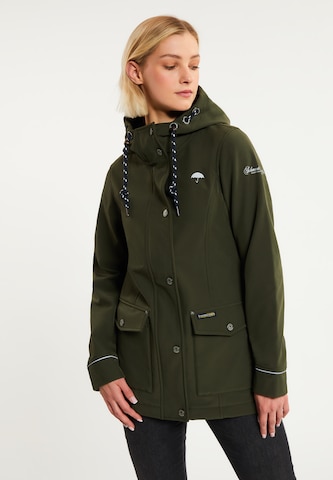 Schmuddelwedda - Chaqueta funcional en verde: frente