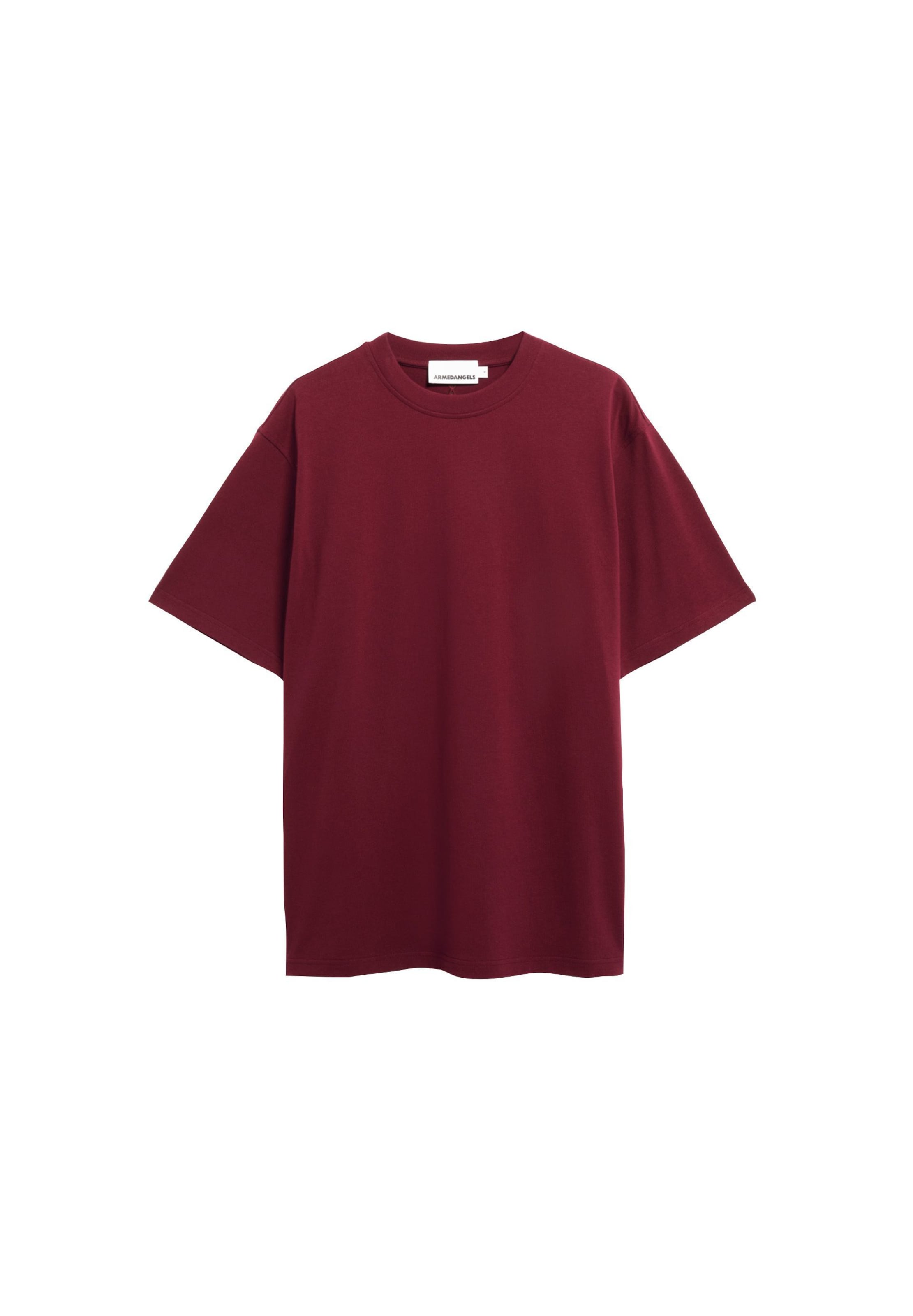 ARMEDANGELS Shirt 'MAARKOS' in Red: front