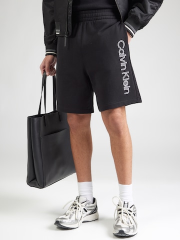 Calvin Klein Loosefit Bukser i sort: forside
