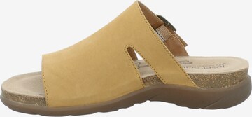 JOSEF SEIBEL Mules 'Riley' in Yellow