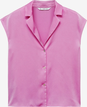 MANGO Bluzka 'SASSA' w kolorze różowy: przód
