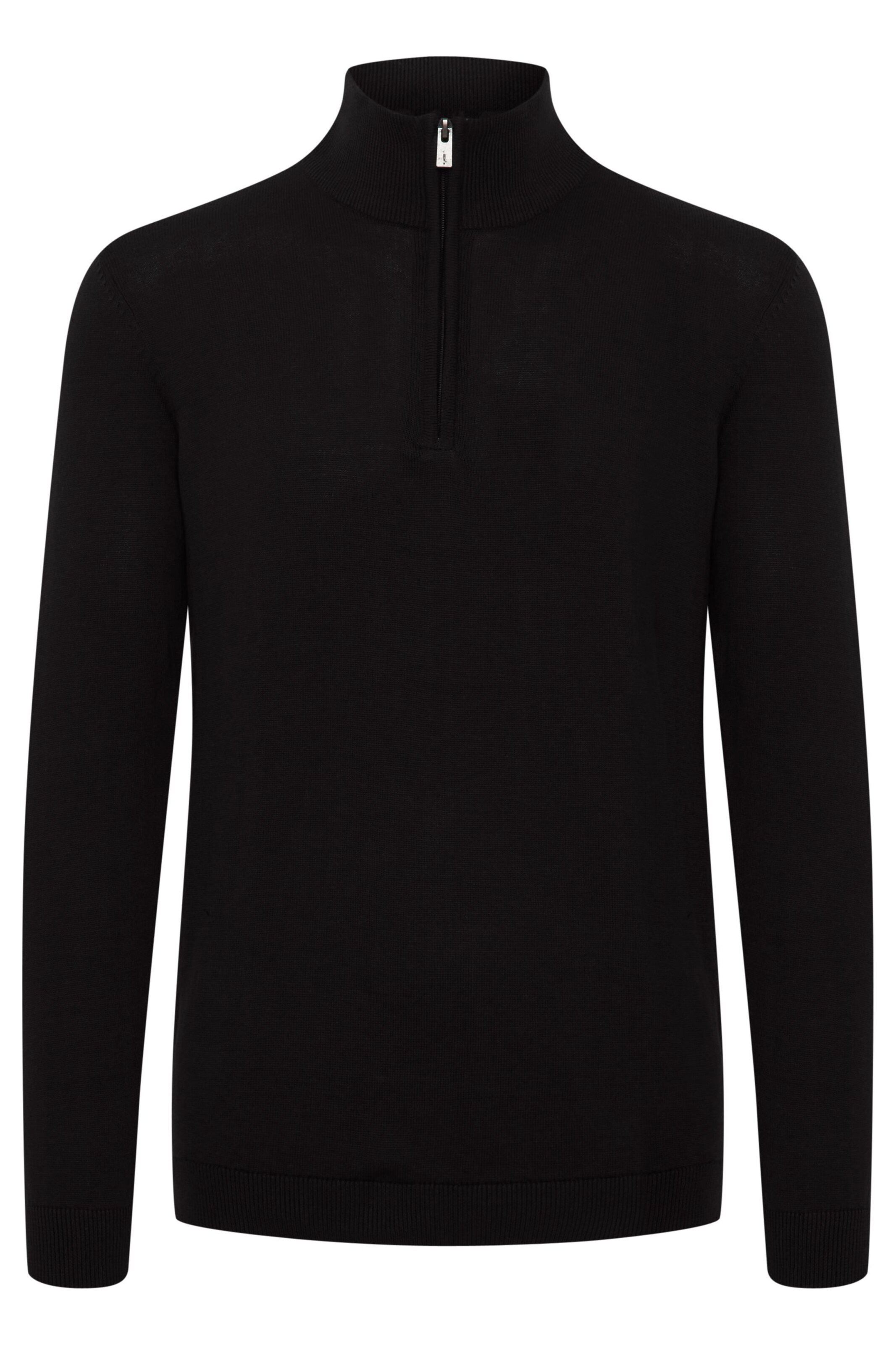 !Solid Pullover in Schwarz: Vorderseite