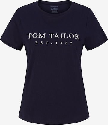 T-shirt TOM TAILOR en bleu : devant