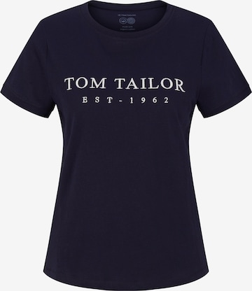 TOM TAILOR Shirt in Blue: front