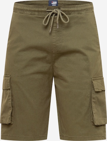 Denim Project Cargo Pants in Green: front