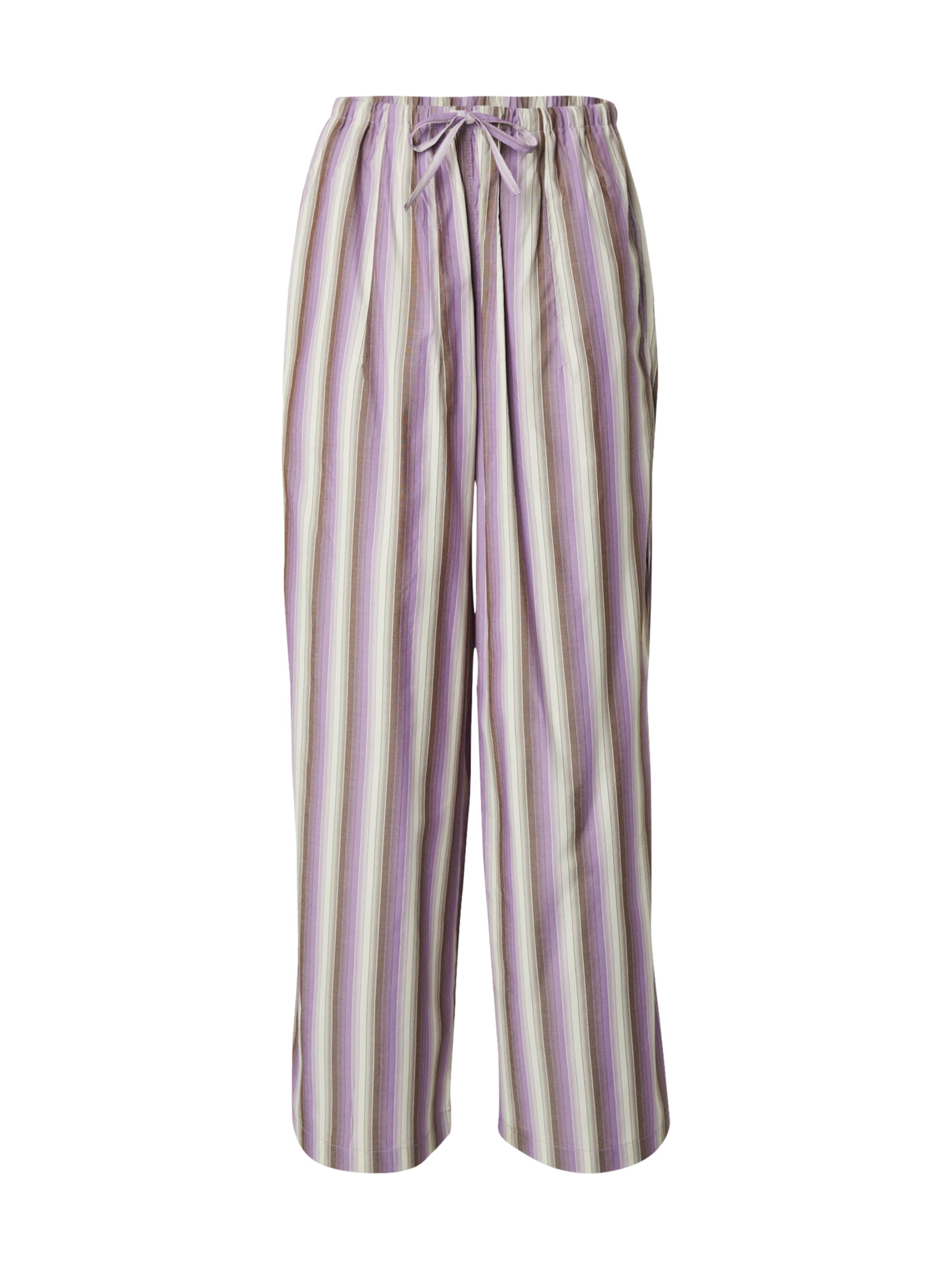 TOPSHOP Широки крачоли Панталон в лилав: отпред
