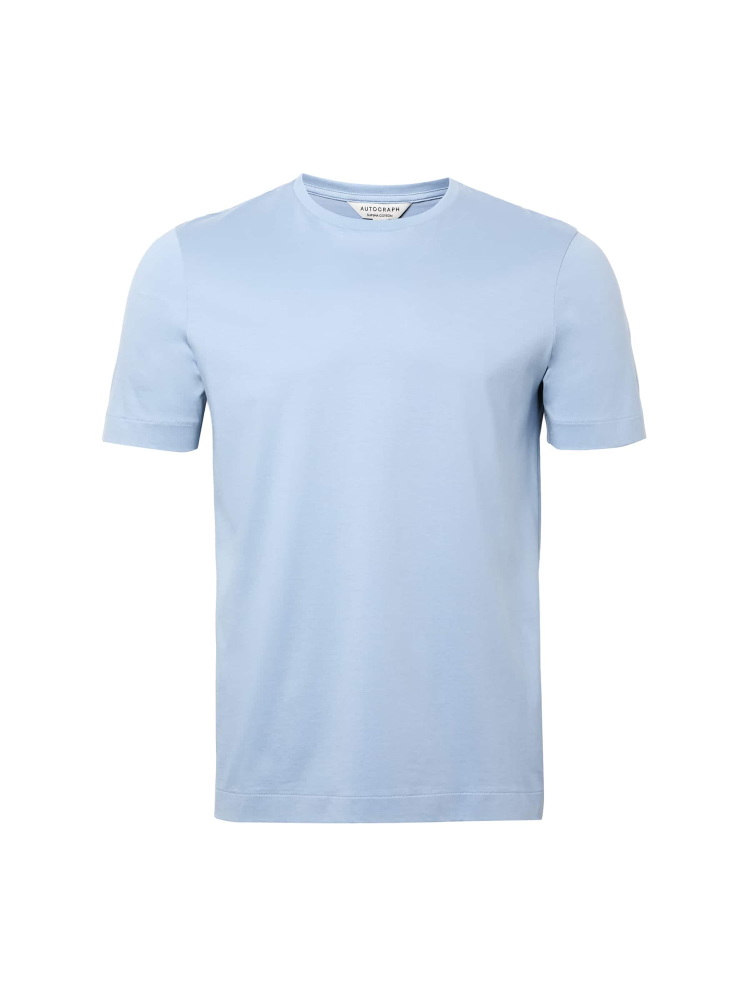 Marks & Spencer Shirt in Blauw: voorkant