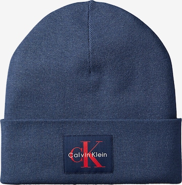 Calvin Klein Шапка в Синий: спереди