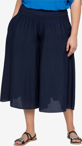 SHEEGO Wide leg Pants in Blue: front