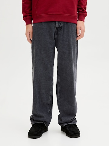 Jack & Jones Junior - regular Vaquero 'JJIALEX JJCLASSIC SQ 137 JNR' en negro: frente