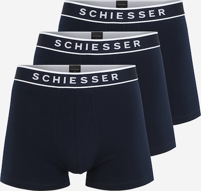 SCHIESSER Boxershorts in S in dunkelblau / weiß, Produktansicht