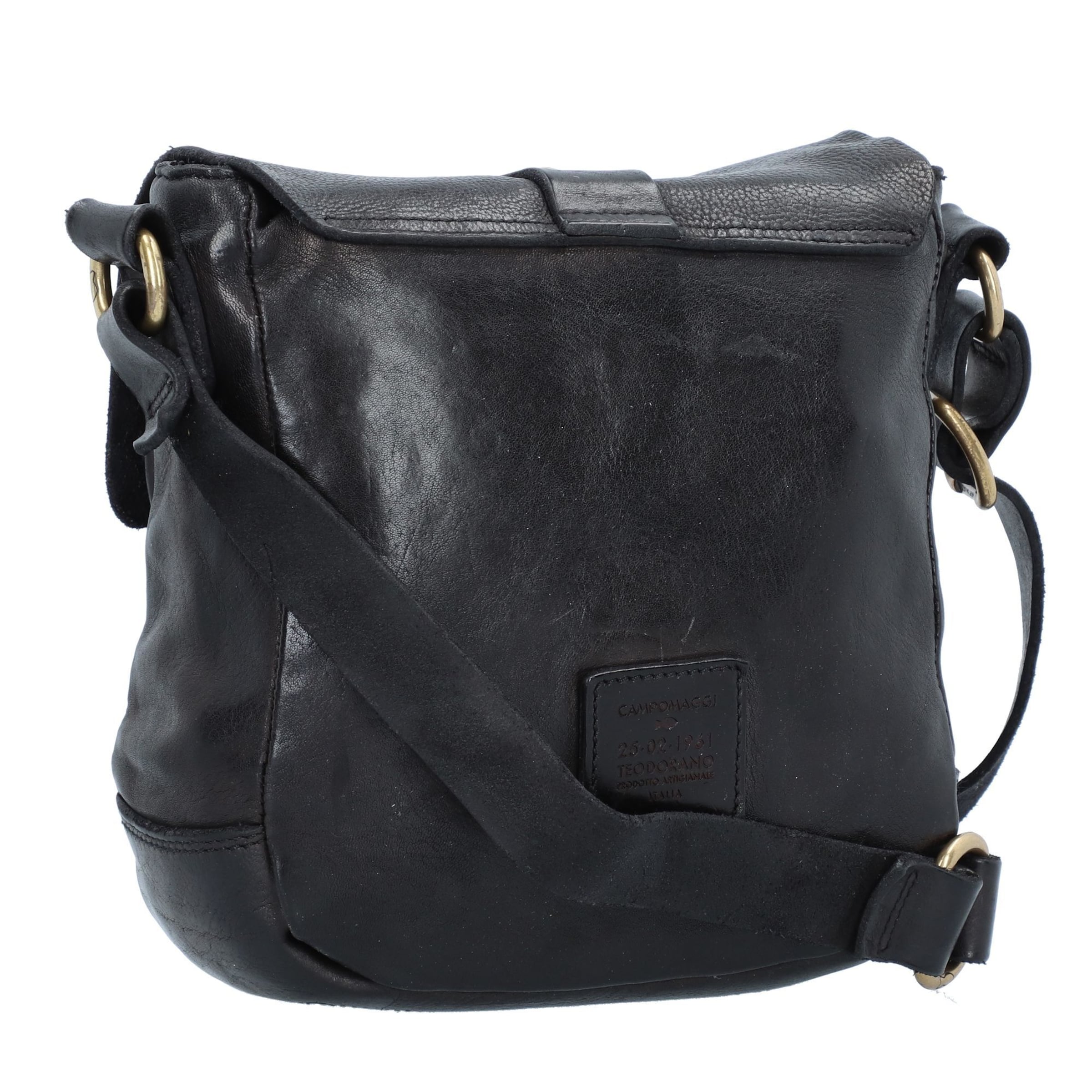 Campomaggi Schoudertas 'Garofano' in Zwart