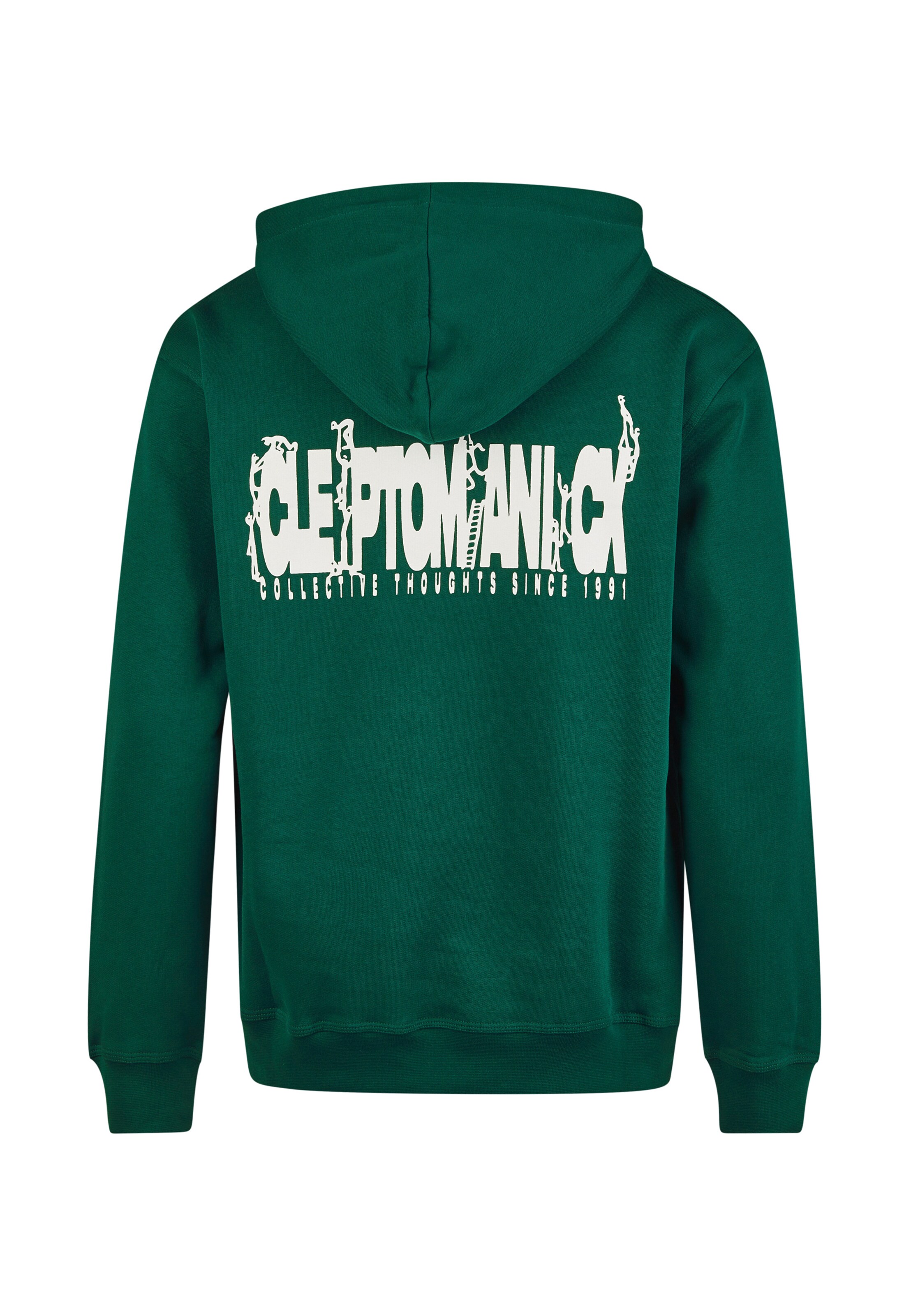 Cleptomanicx Sweatshirt 'Collective' in Green