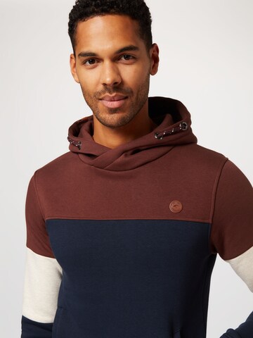 INDICODE JEANS Sweatshirt 'Olson' in Brown