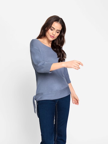 Pull-over heine en bleu : devant