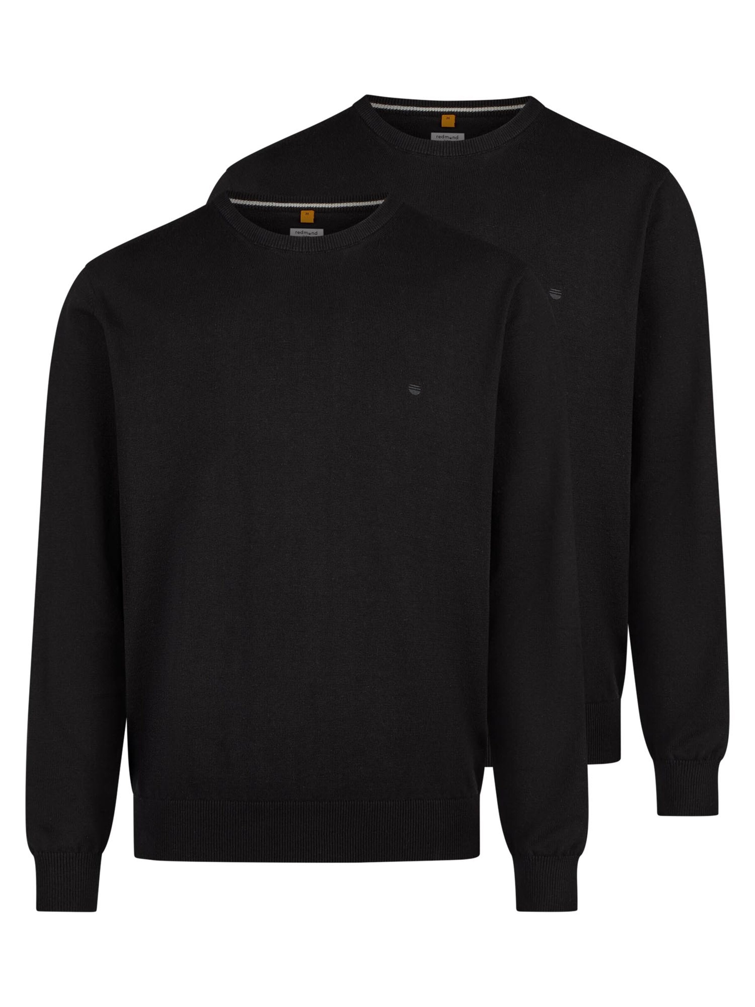 redmond Sweater 'Basic' in Black: front